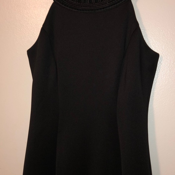 Jessica Simpson Sheath Scuba Black Dress - Picture 3 of 5